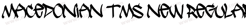 Macedonian Tms New Regular字体转换